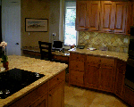 Natural Cherry kitchen cabinets