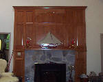 Built In Fireplace Mantel