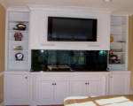 entertainment center aquarium