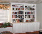 White Bookshelves